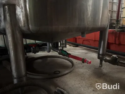 Rostfri tank 5000 L med värmare & pumpar