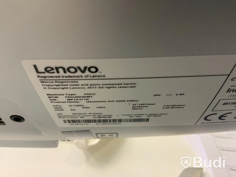 Dator / skärm. Lenovo FOCU, 23”LED panel