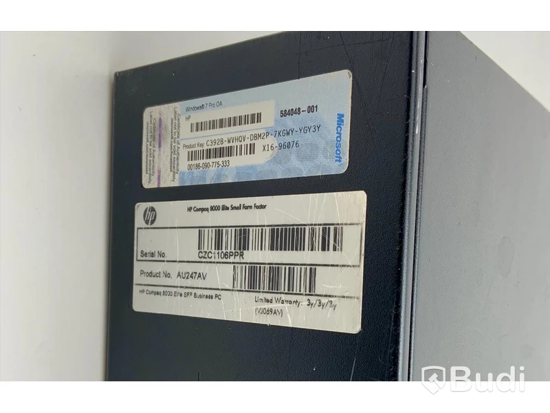 Dator. HP Compaq 8000 Elite SFF Desktop