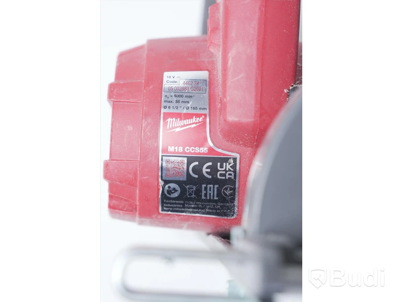 Milwaukee Cirkelsåg - M18 CCS55 utan batteri och laddare