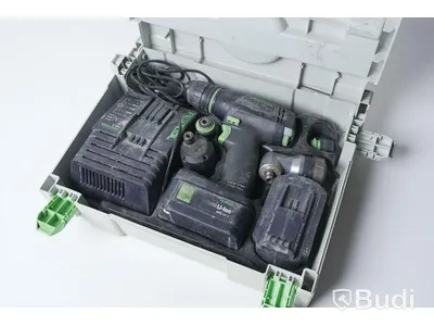 Festtool 2-pack. Skruvdragare T12+3 inkl batteri och laddare samt Sänksåg TS 55 FEBQ.