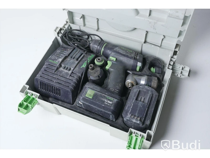Festtool 2-pack. Skruvdragare T12+3 inkl batteri och laddare samt Sänksåg TS 55 FEBQ.