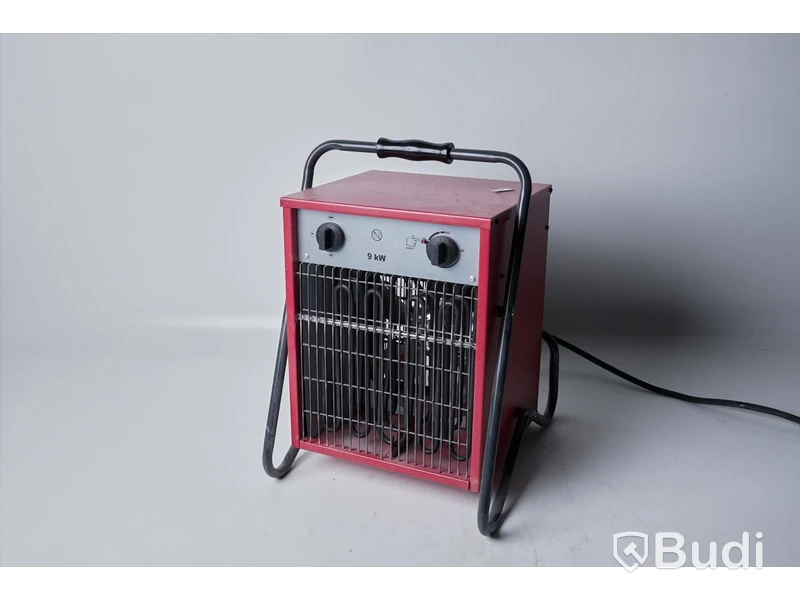 Värmefläkt 9 kW med förlängningskabel