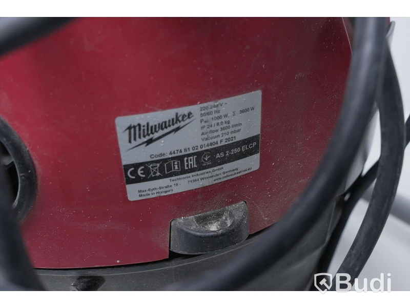 Grovdammsugare - Milwaukee AS 2-250 ELCP