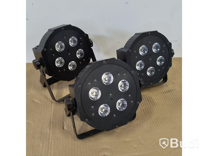 3 st ADJ LED Lampor.