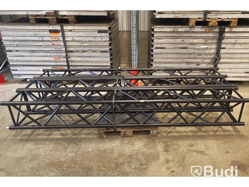 3 st, 3 m truss, "40-typ", svart.