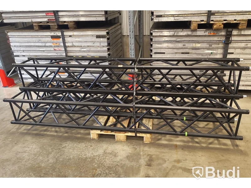 4 st, 3 m truss, "40-typ", svart.