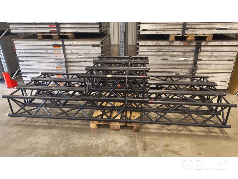3 st, 3,5 m & 3 st, 1 m truss, "40-typ", svart.