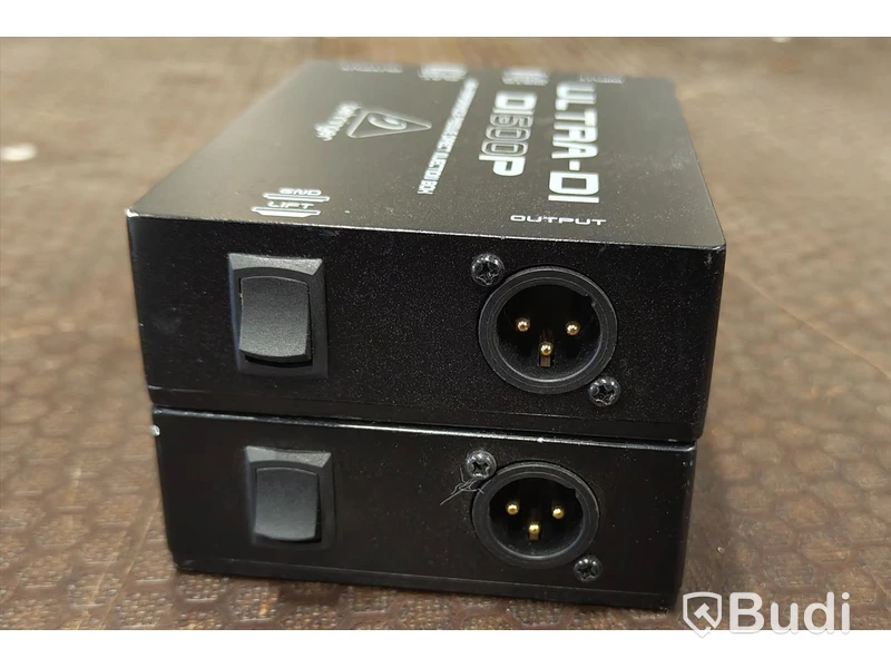 2 st, Di-box, Behringer Ultra DI - DI600P