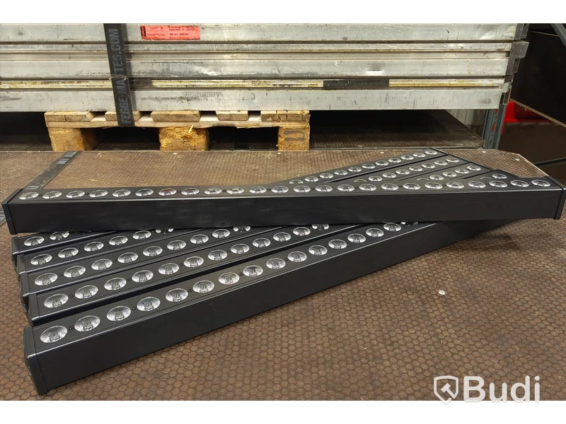 6 st, QTX C-Bar, 24 x 3w RGB 3-in-1, 80w.