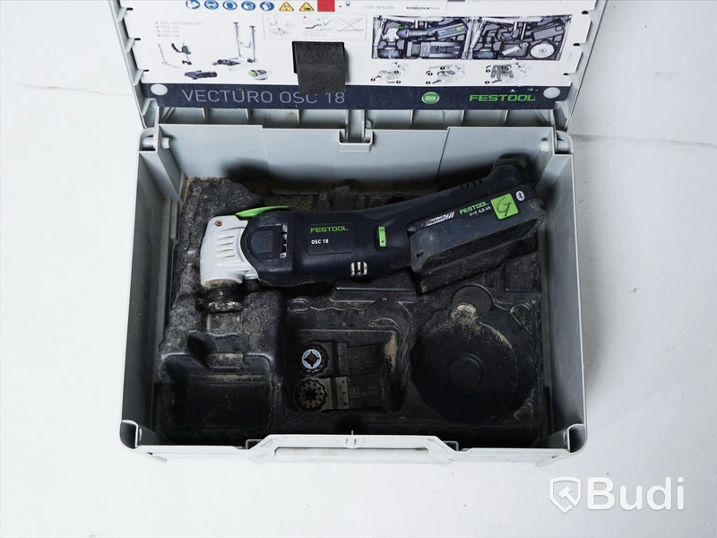 Multiverktyg - Festool Vecturo OSC 18 E inkl. batteri och förvaringslåda