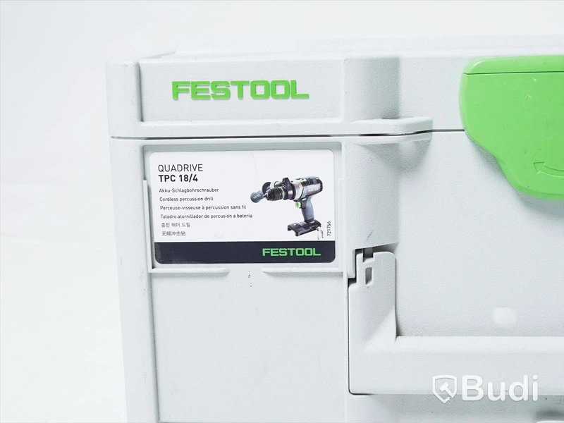 Slagskruvdragare - Festool Quadrive TPC 18/4  inkl. batteri och förvaringslåda
