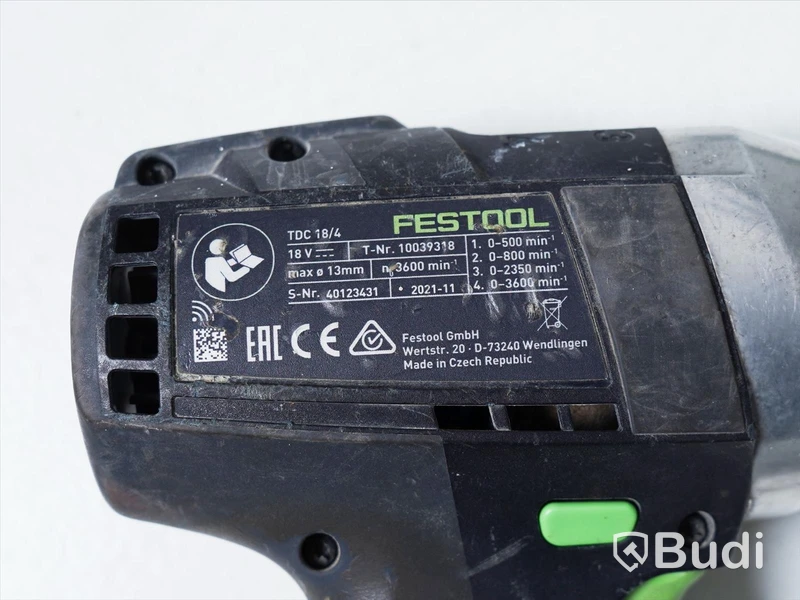 Slagskruvdragare - Festool Quadrive TPC 18/4  inkl. batteri och förvaringslåda
