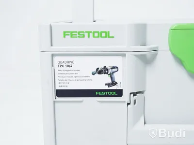 Slagskruvdragare - Festool Quadrive TPC 18/4  inkl. förvaringslåda, OBS! batteri saknas