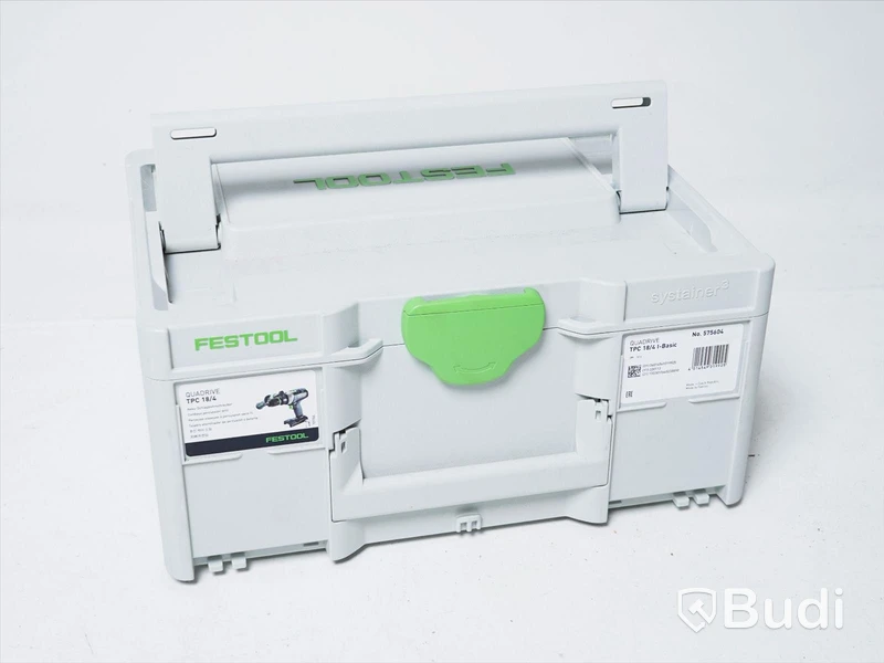 Slagskruvdragare - Festool Quadrive TPC 18/4  inkl. förvaringslåda, OBS! batteri saknas