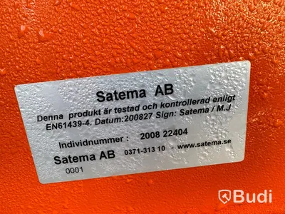 Elcentral 63 A Byggcentral SATEMA SF 63 / 6221-31