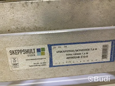 7st stegar i olika utföranden.