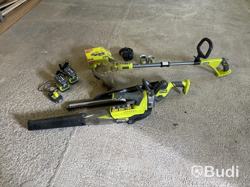 Grästrimmer, häcksax & blås. Ryobi