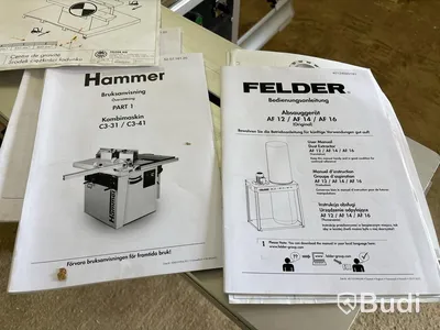 Kombimaskin Hammer C3 med spånsug .