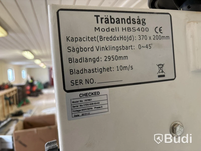 Bordssåg, bandsåg & spånsug
