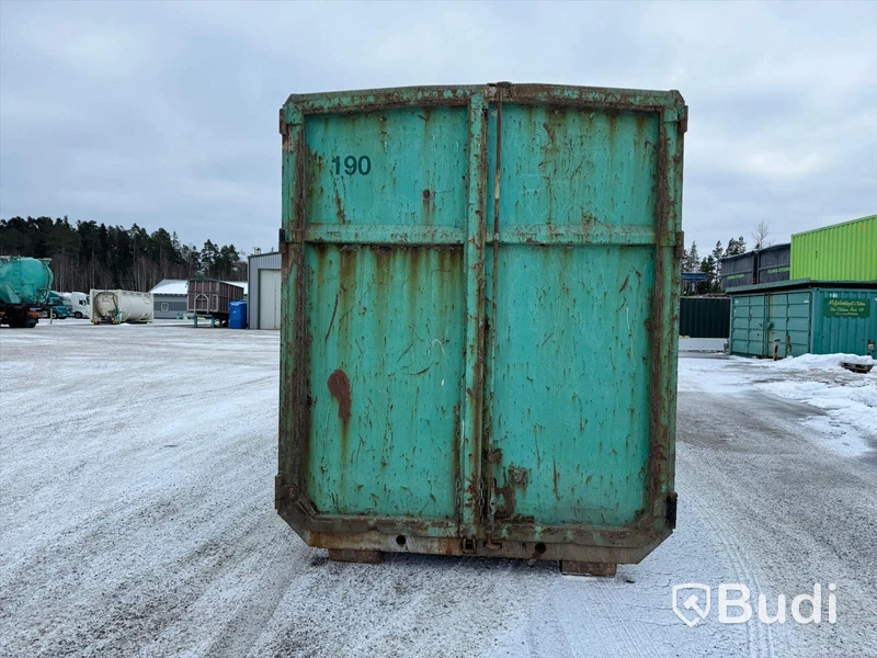 Lastväxlarcontainer Lastväxlarflak 38m3 med dörrar bak nr190