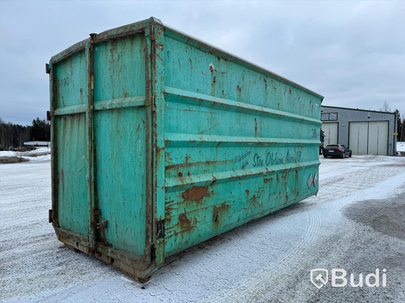 Lastväxlarcontainer Lastväxlarflak 38m3 med dörrar bak nr190
