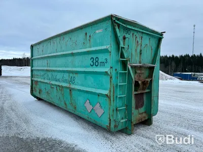 Lastväxlarcontainer Lastväxlarflak 38m3 med dörrar bak nr190