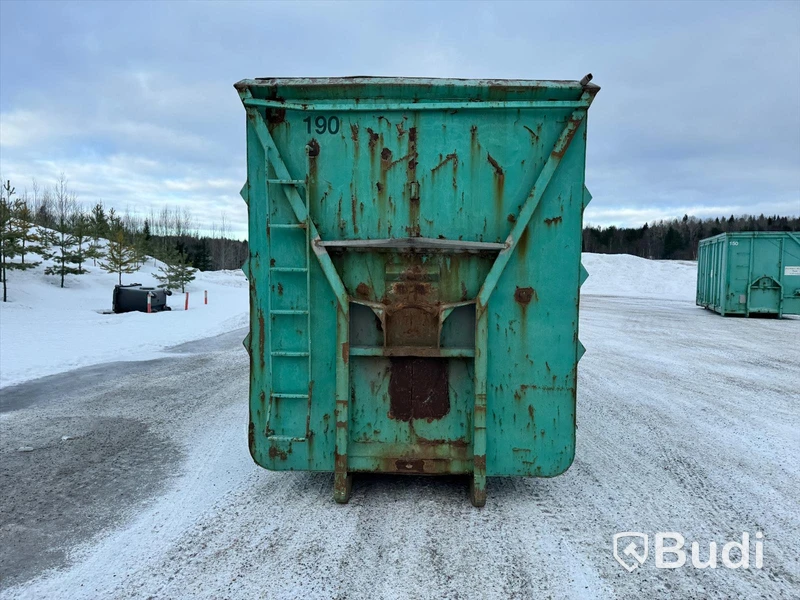 Lastväxlarcontainer Lastväxlarflak 38m3 med dörrar bak nr190