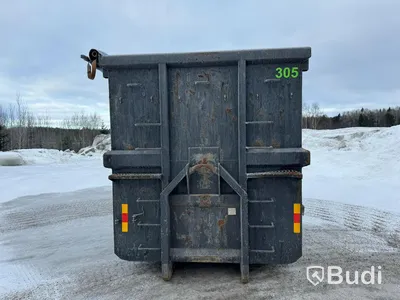 Lastväxlarcontainer Lastväxlarflak 38m2 med täckning