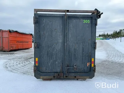 Lastväxlarcontainer Lastväxlarflak 38m2 med täckning