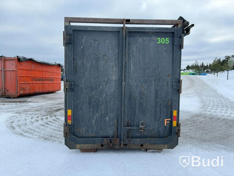 Lastväxlarcontainer Lastväxlarflak 38m2 med täckning