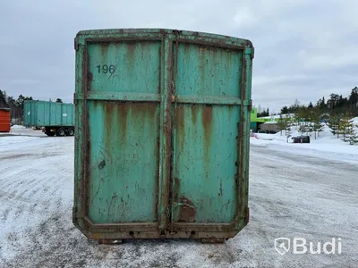 Lastväxlarcontainer Lastväxlarflak 38m3 med dörrar nr196