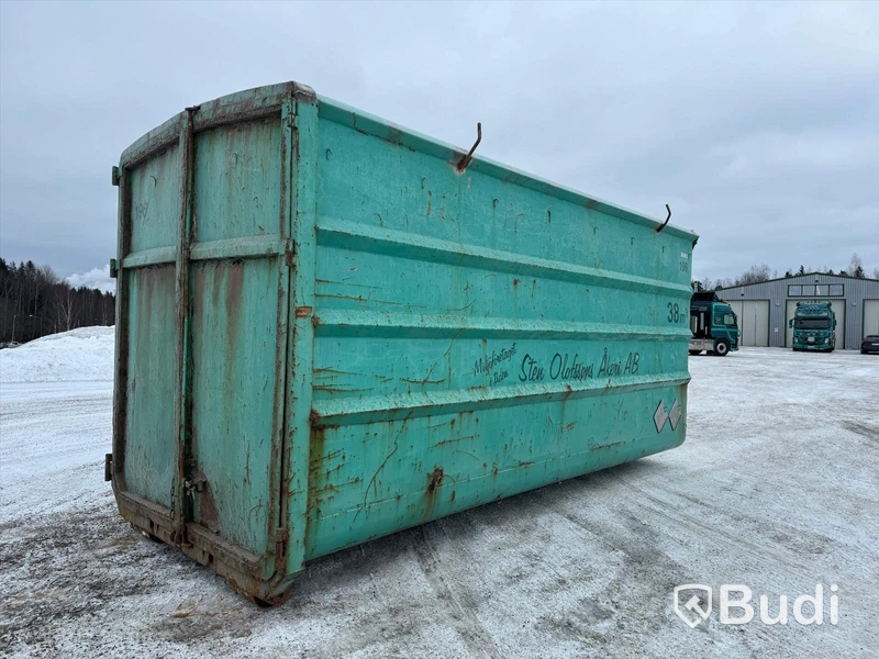 Lastväxlarcontainer Lastväxlarflak 38m3 med dörrar nr196