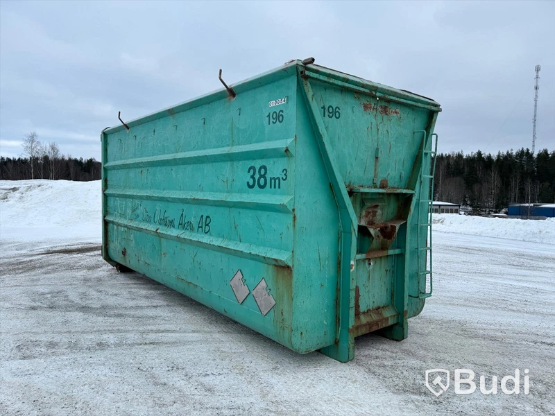 Lastväxlarcontainer Lastväxlarflak 38m3 med dörrar nr196