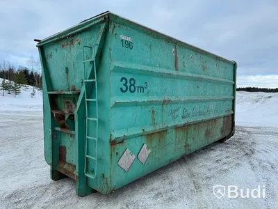 Lastväxlarcontainer Lastväxlarflak 38m3 med dörrar nr196
