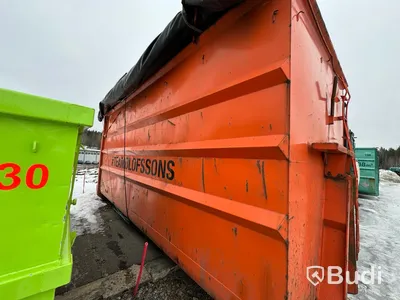 Lastväxlarcontainer Lastväxlarflak 38m2 med täckning CMT