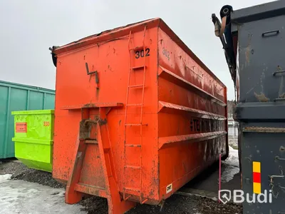 Lastväxlarcontainer Lastväxlarflak 38m2 med täckning CMT