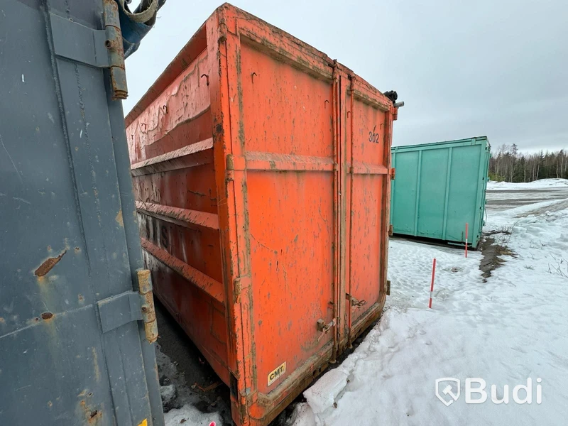 Lastväxlarcontainer Lastväxlarflak 38m2 med täckning CMT