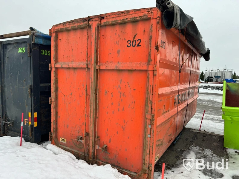Lastväxlarcontainer Lastväxlarflak 38m2 med täckning CMT