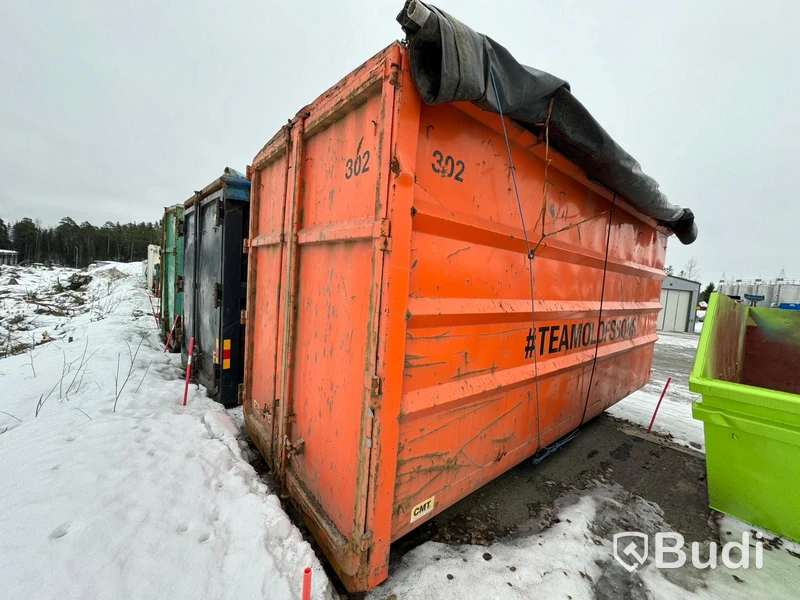 Lastväxlarcontainer Lastväxlarflak 38m2 med täckning CMT
