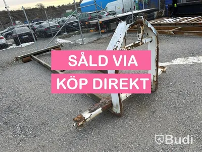 Lastväxlarram med containerfäste