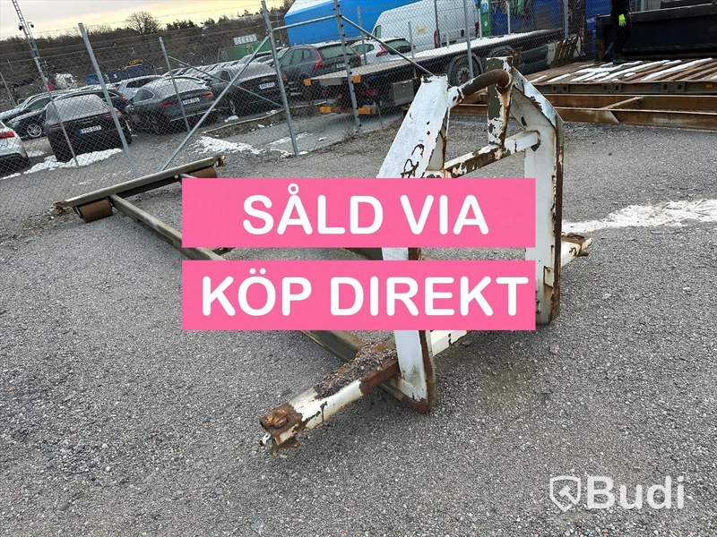 Lastväxlarram med containerfäste