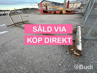 Lastväxlarram med containerfäste