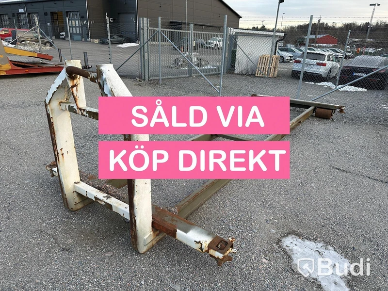 Lastväxlarram med containerfäste