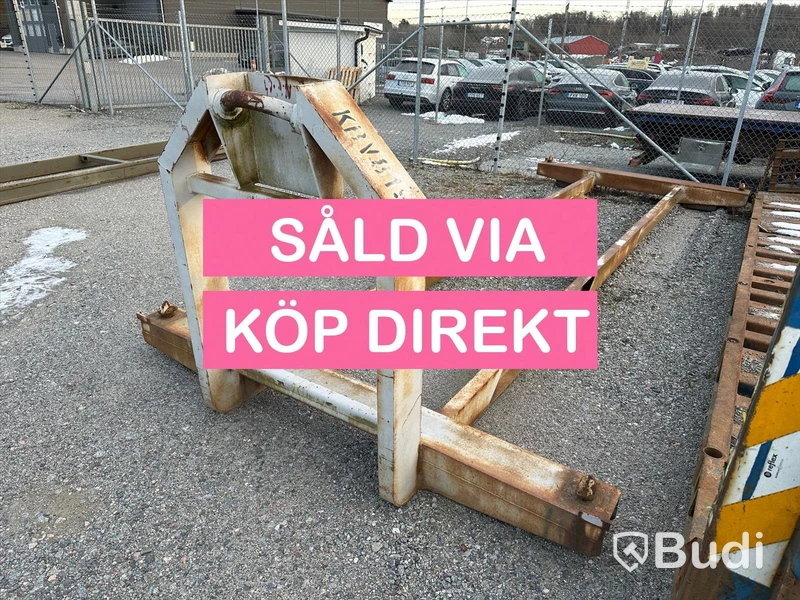 Lastväxlarram med containerfäste