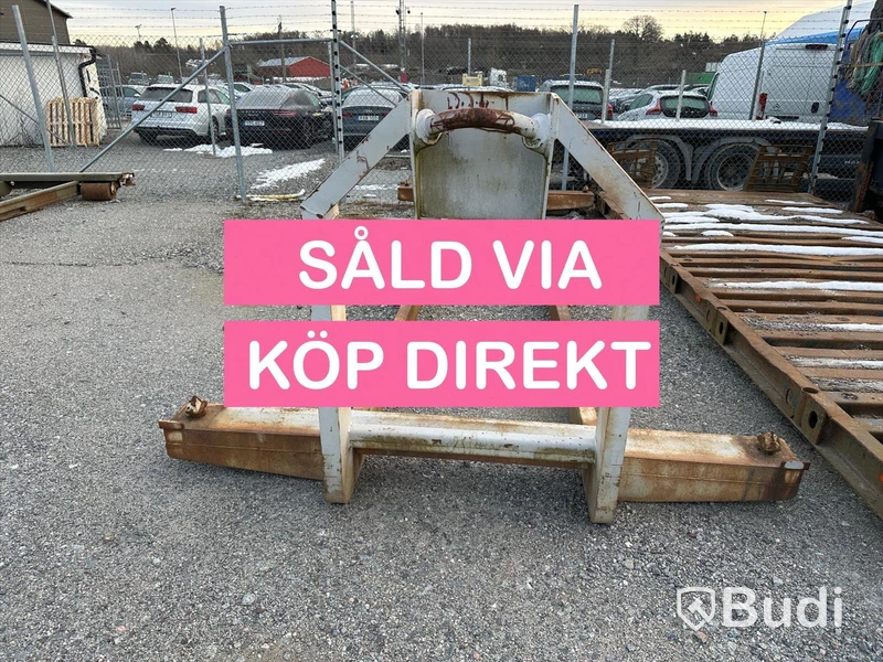 Lastväxlarram med containerfäste