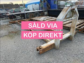 Lastväxlarram med containerfäste
