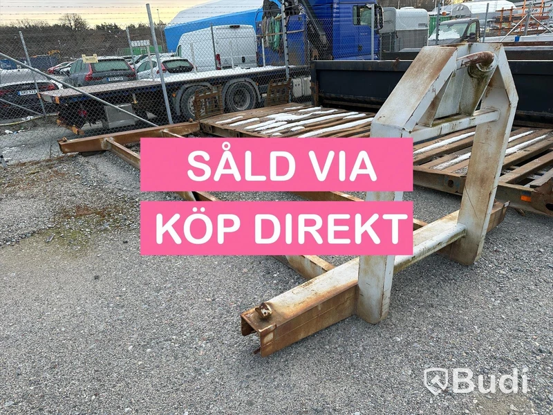 Lastväxlarram med containerfäste
