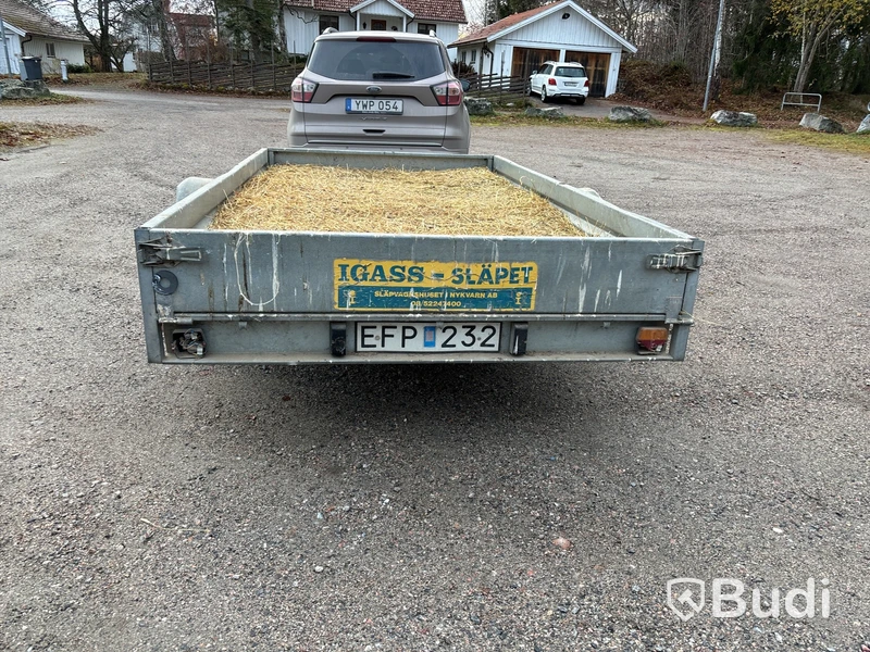 Tippbar släpvagn Igass 1,25 SC, -1991 (rep-objekt)