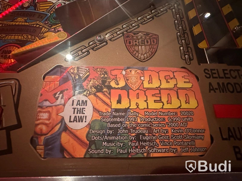Flipperspel Judge Dredd